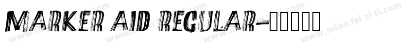 MARKER AID REGULAR字体转换